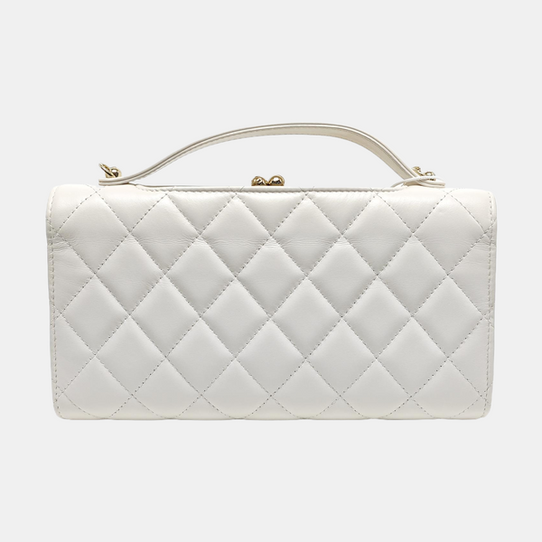 Quilted Calfskin White