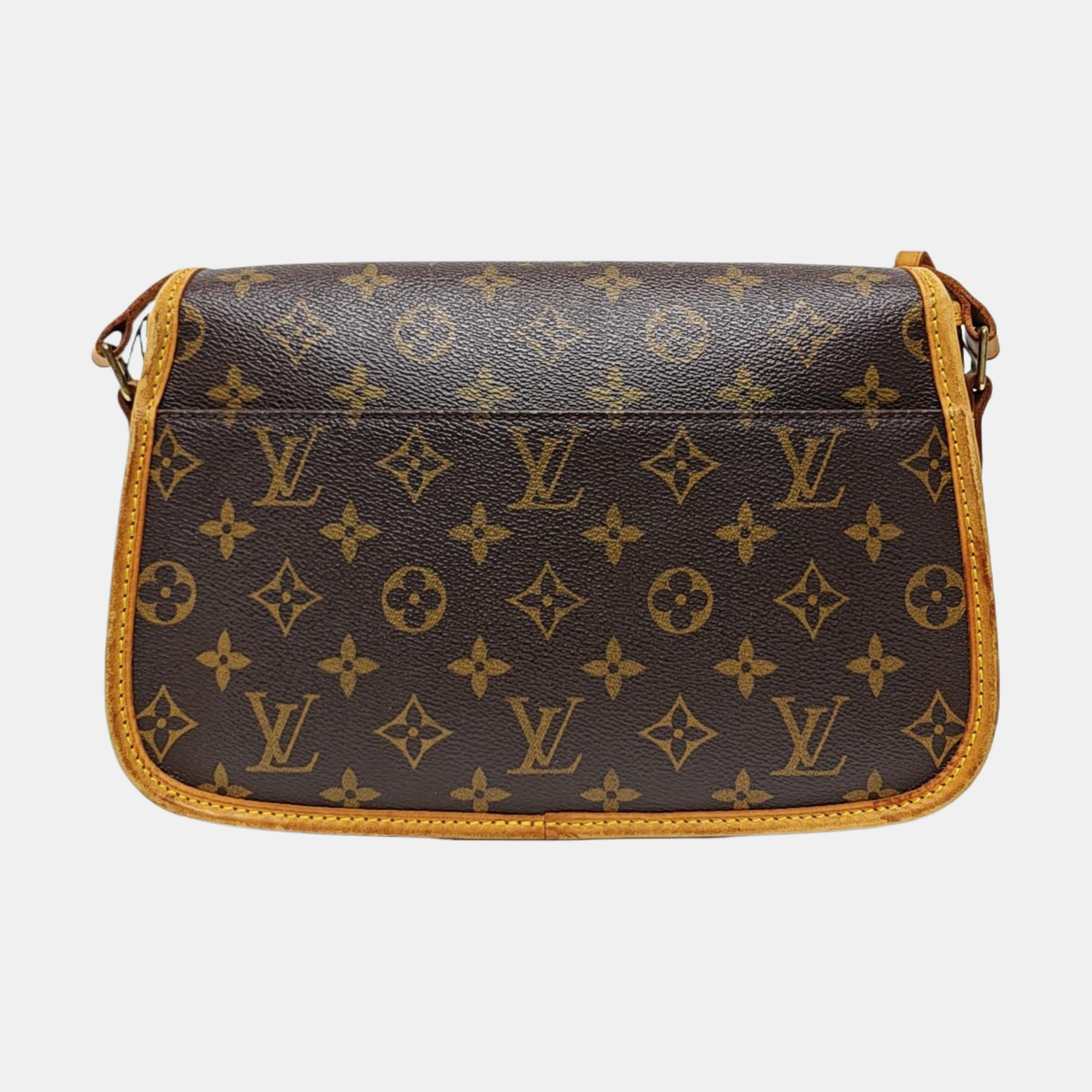 SOLOGNE PM Monogram Coated Canvas Brown