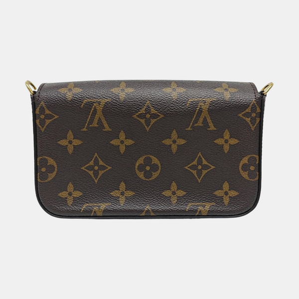FÉLICIE Monogram Coated Canvas Brown