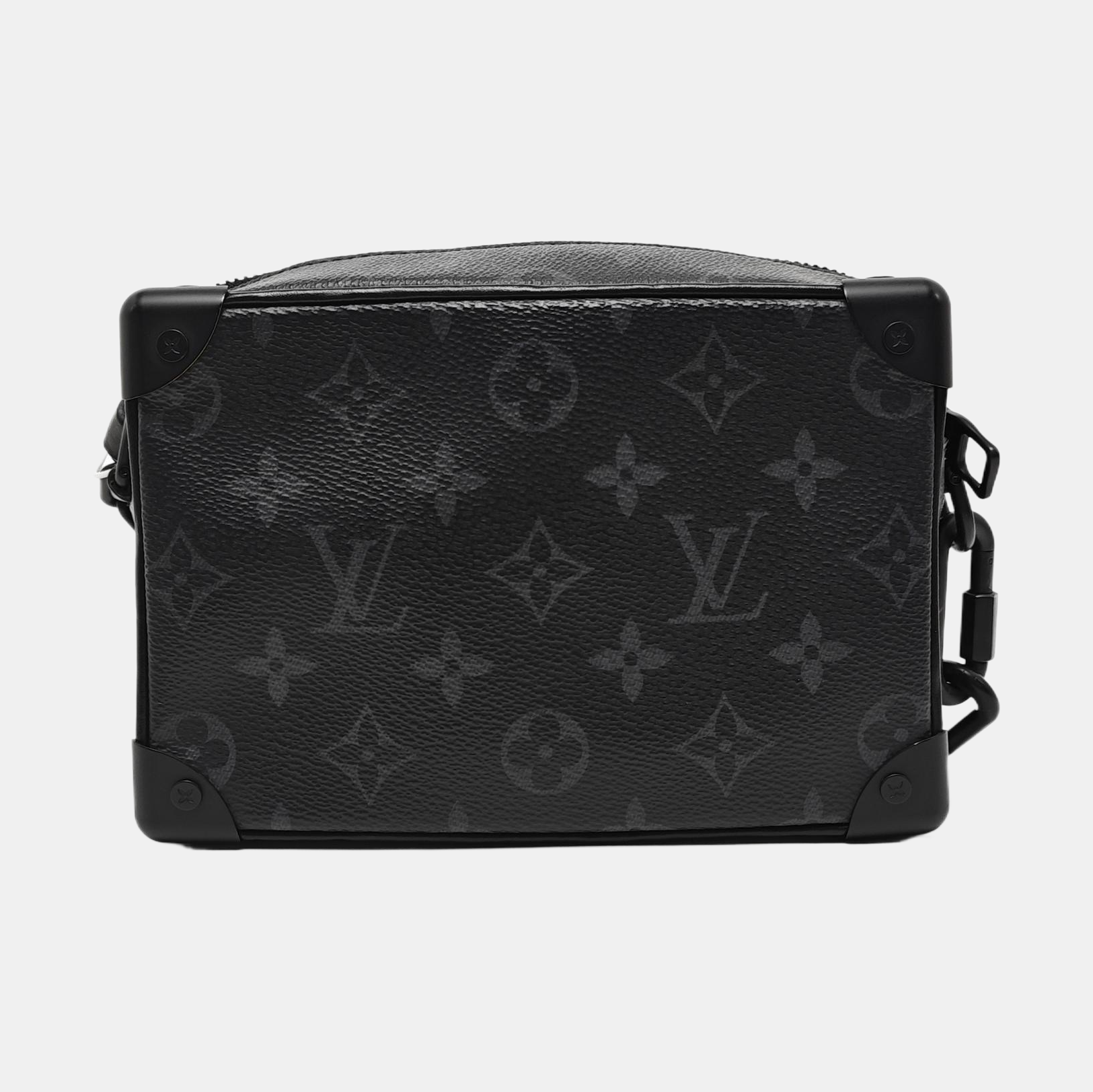 SOFT TRUNK Mini Monogram Coated Canvas Black