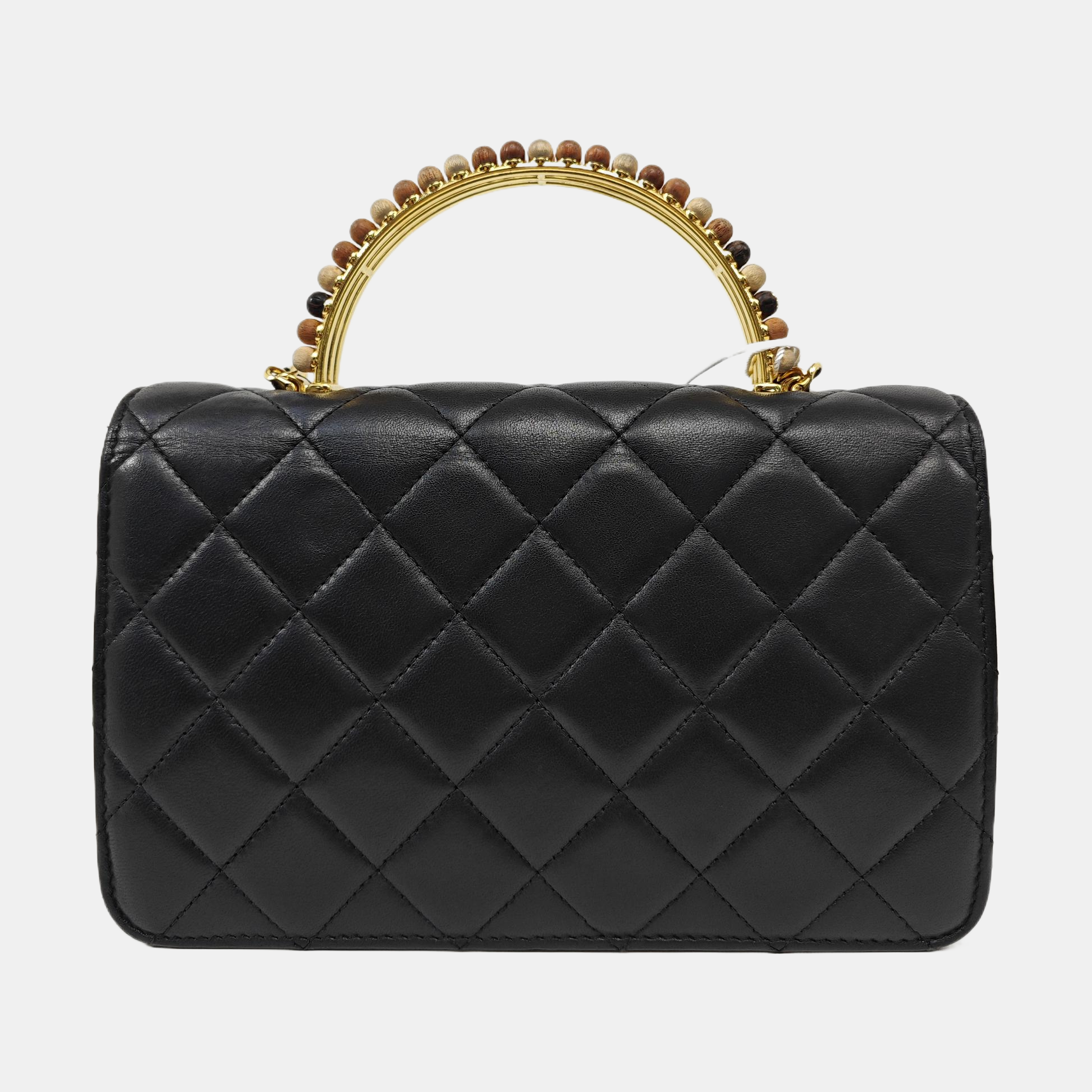 WOC Quilted Lambskin Black