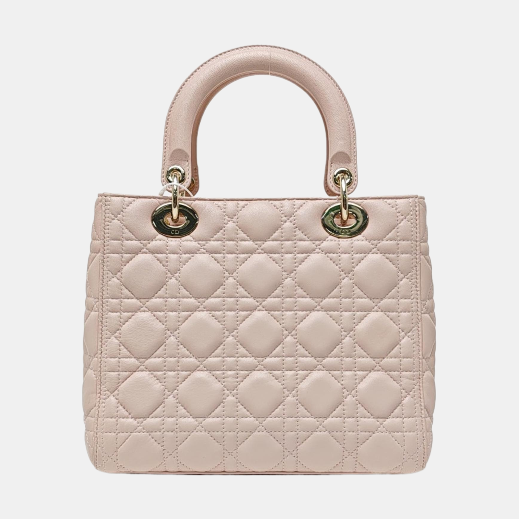 Lady Dior Medium Cannage Lambskin Pink