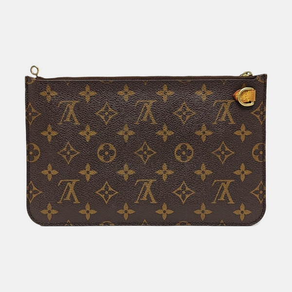 NEVERFULL PM Monogram Coated Canvas Brown