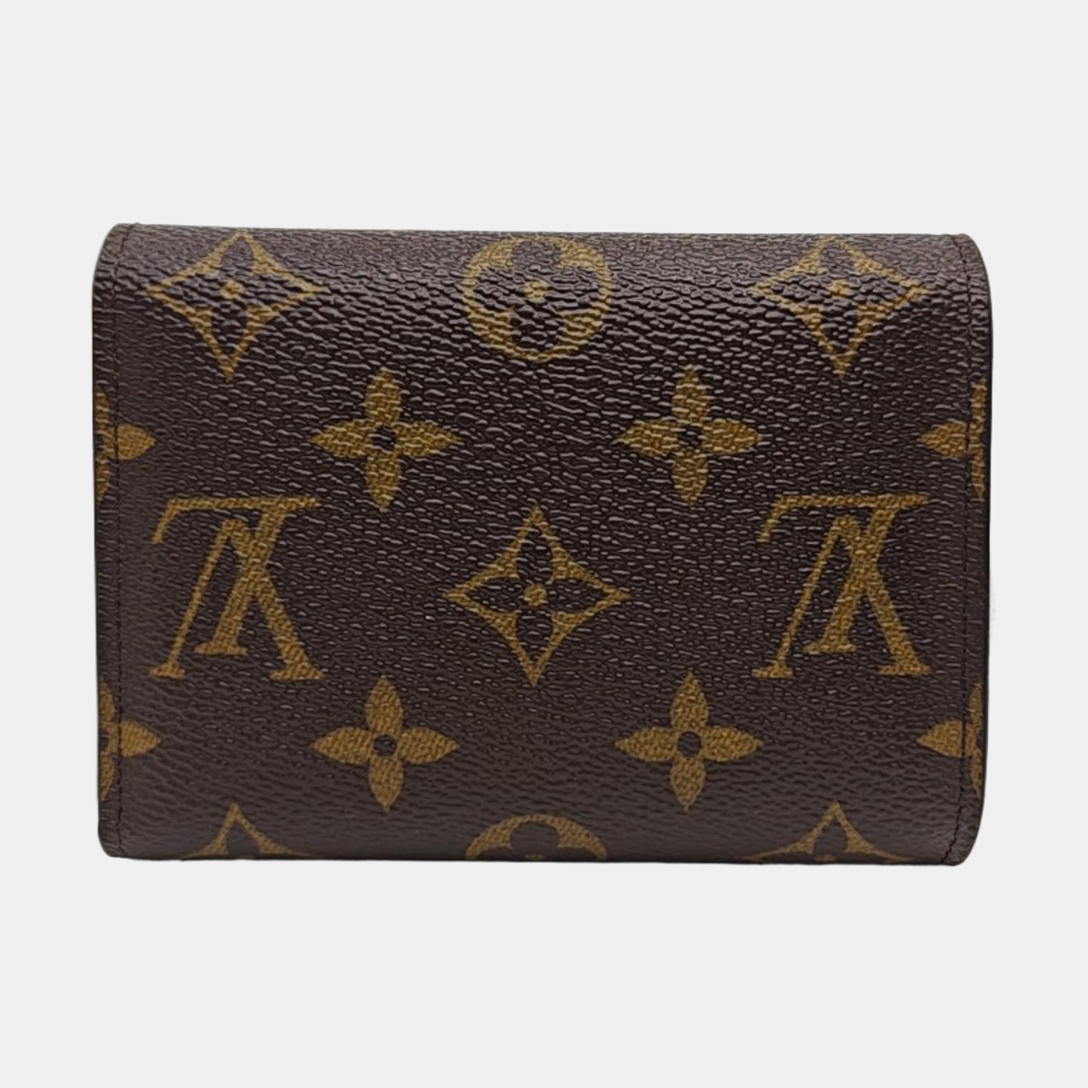 VICTORINE Monogram Coated Canvas Brown Wallet