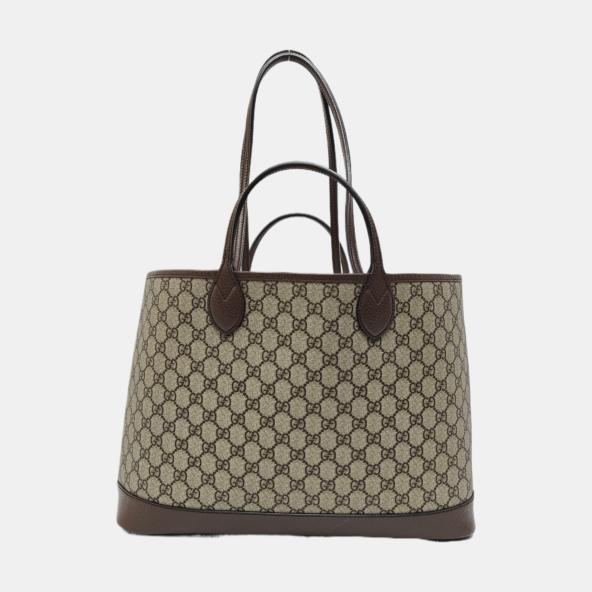 Monogram Coated Canvas Top Handle Bag Beige