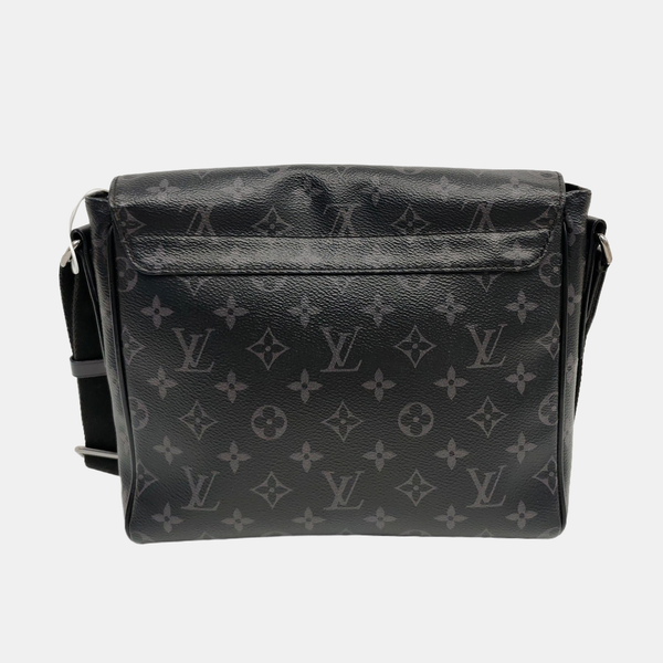 DISTRICT PM Monogram Coated Canvas Black