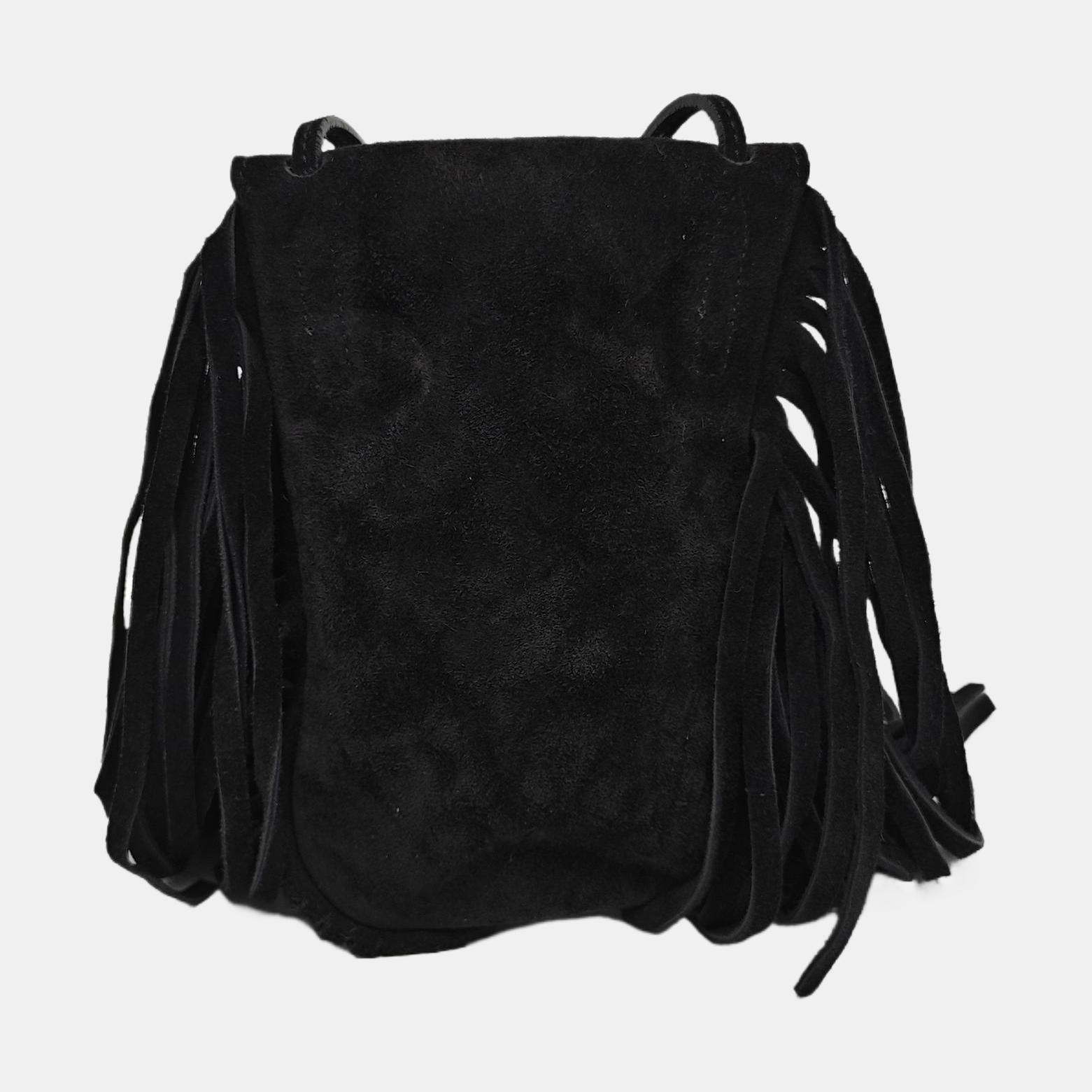 Suede Shoulder Bag Black