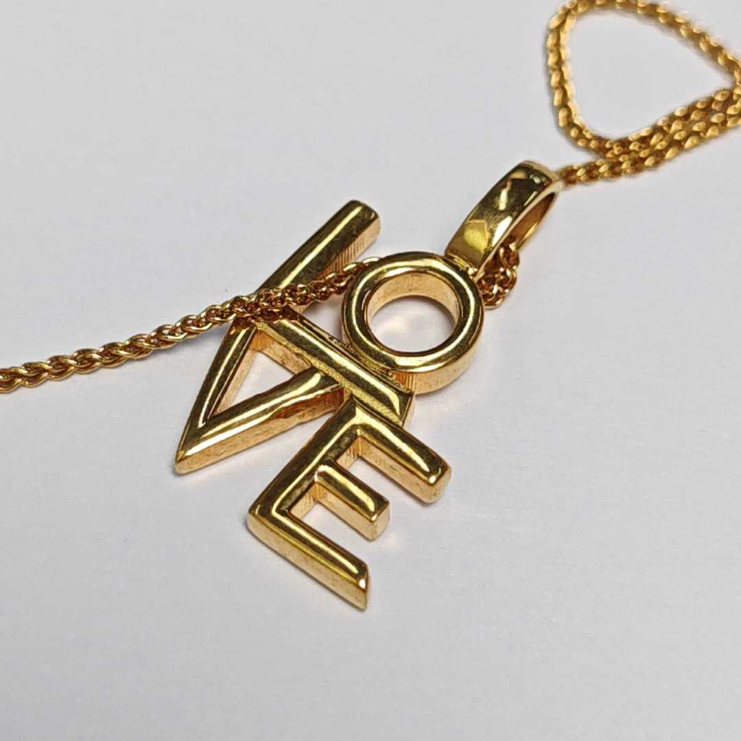 Brass Gold Necklace