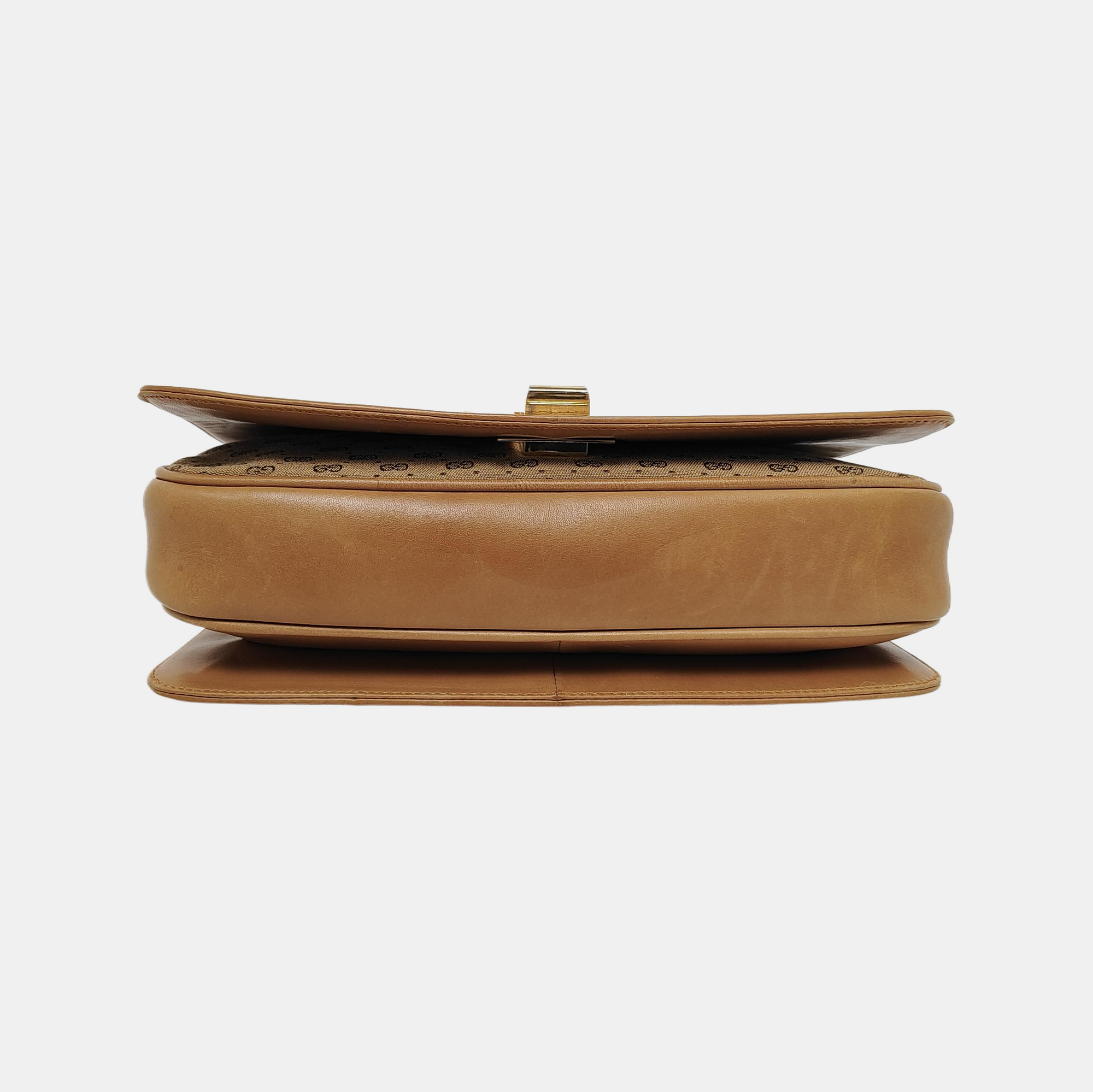 Monogram Leather Brown