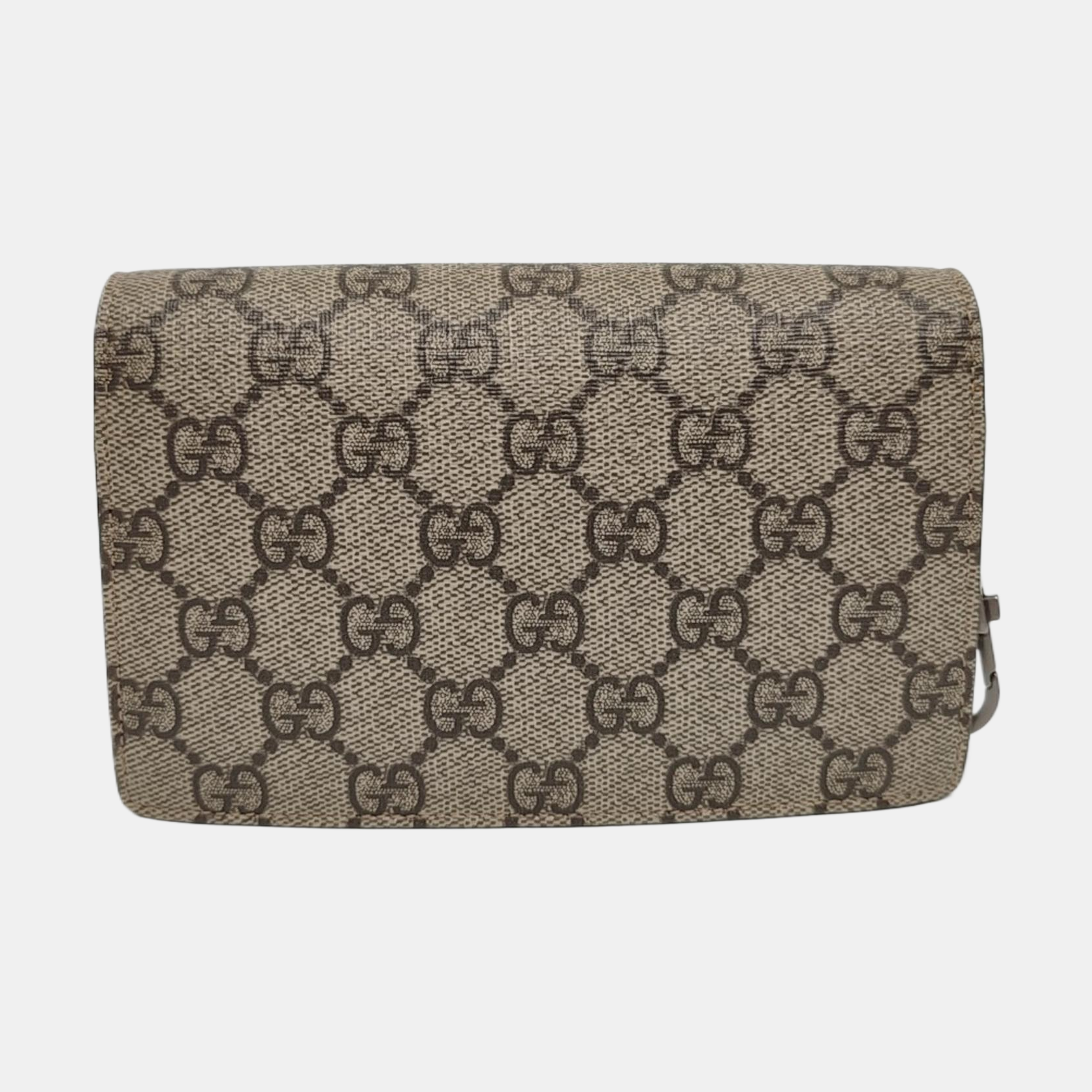 Dionysus Super Mini Monogram Coated Canvas Beige