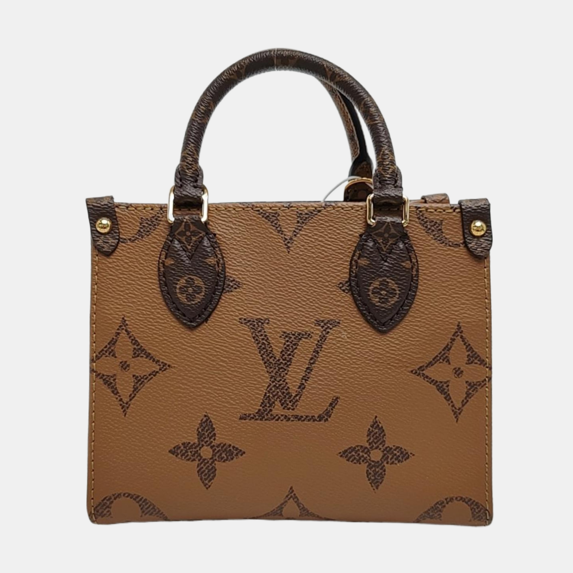 ONTHEGO BB Monogram Coated Canvas Brown