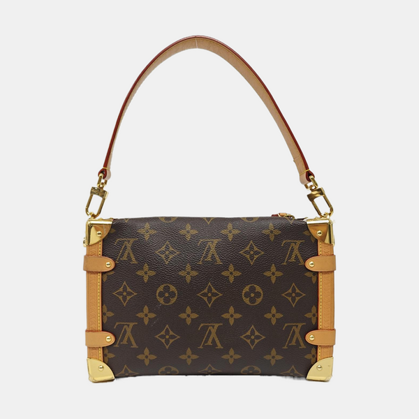 SIDE TRUNK MM Monogram Coated Canvas Brown