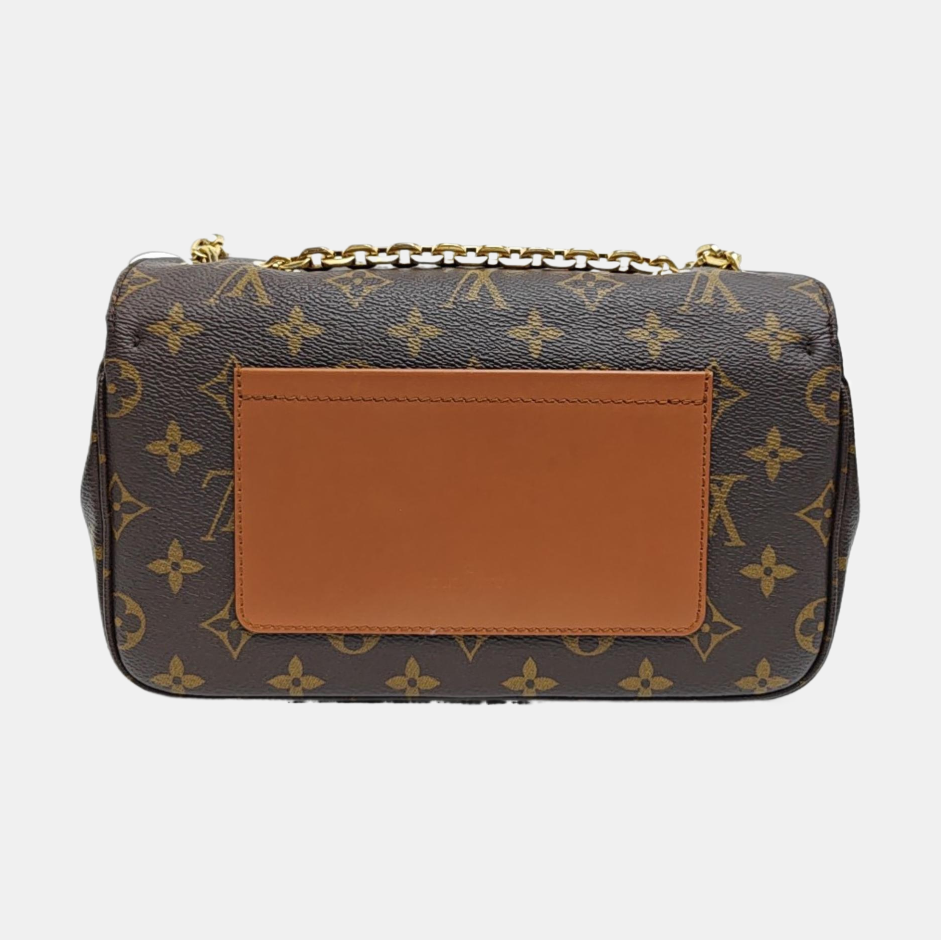 MARCEAU Monogram Coated Canvas Brown