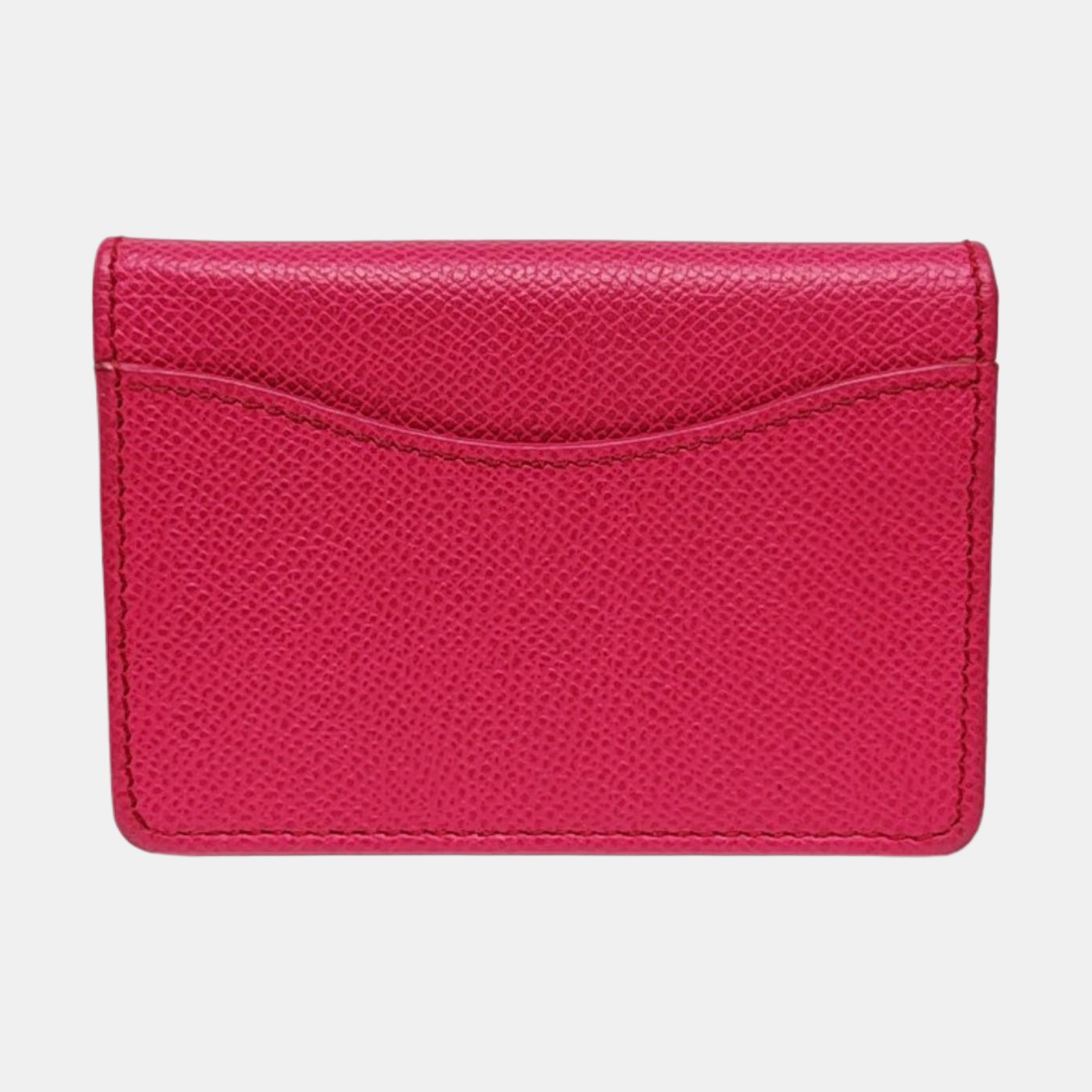Calfskin Card Holder Red