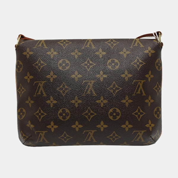 MUSETTE TANGO Monogram Coated Canvas Brown
