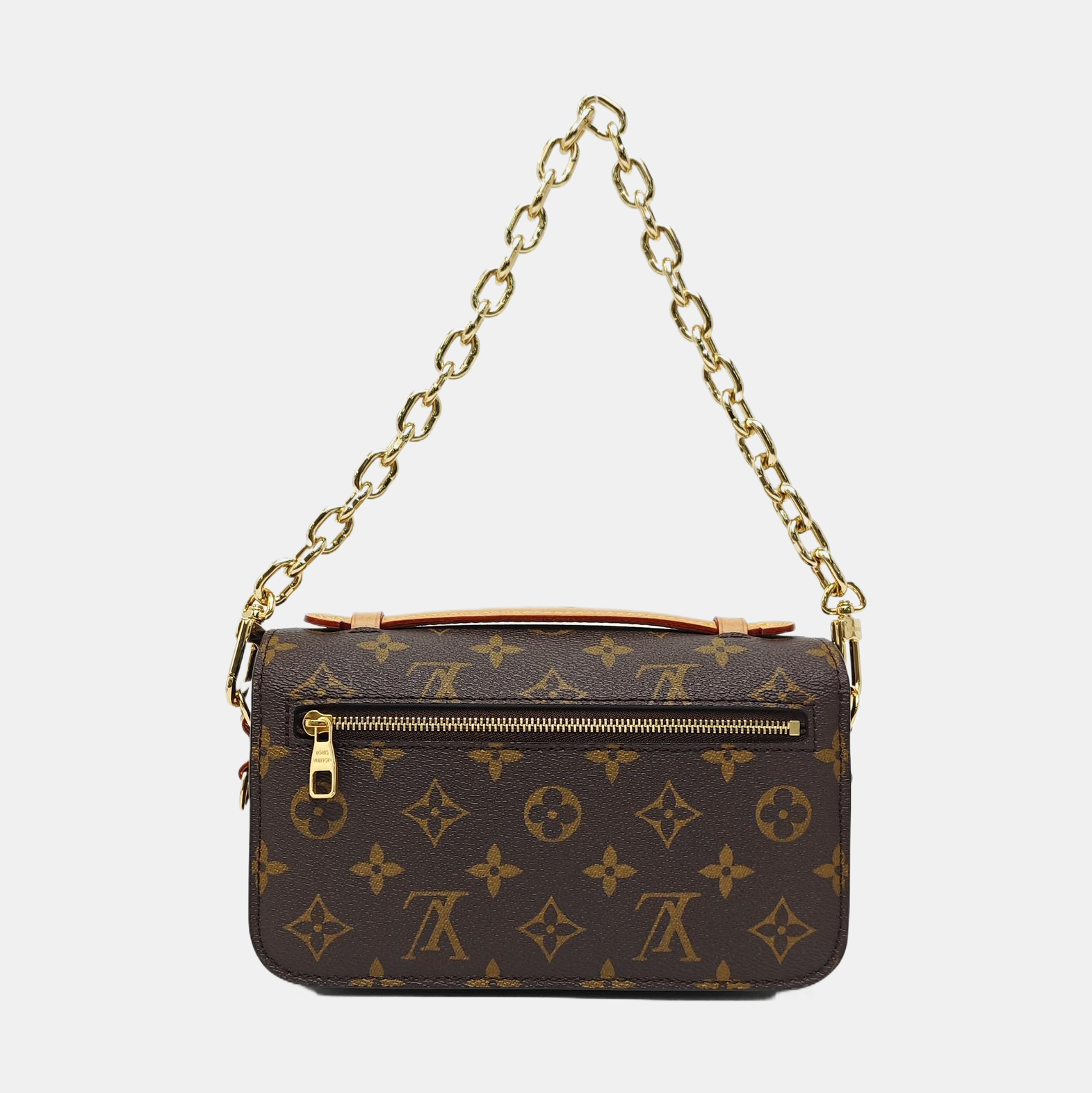 MÉTIS EAST WEST Monogram Coated Canvas Brown