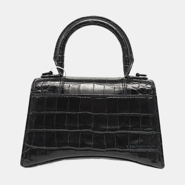 Hourglass Small Calfskin Black