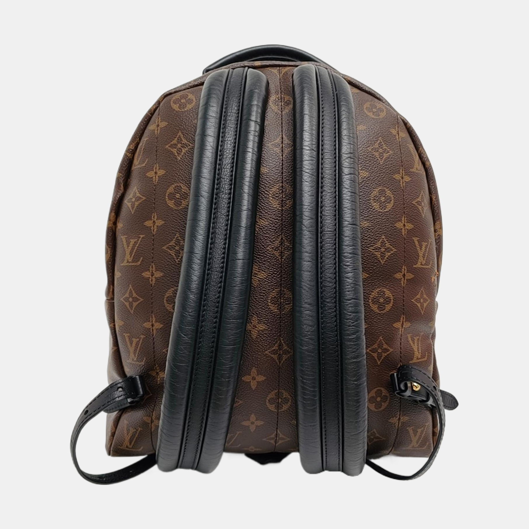 Authenticated pre-owned  PALM SPRINGS MM Monogram Coated Canvas Brown - Backpack at Looply