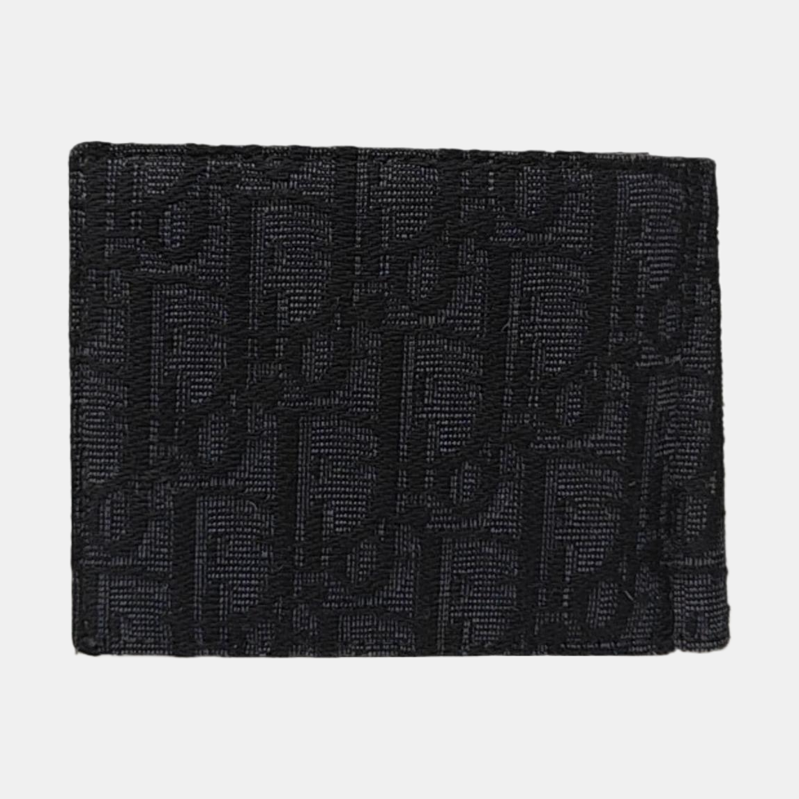 Oblique Canvas Wallet Gray