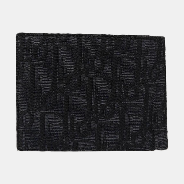 Oblique Canvas Wallet Gray