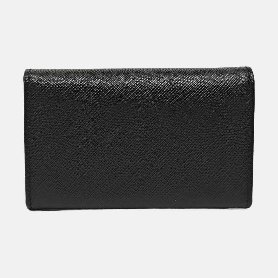 Gancio Calfskin Black Key Pouch