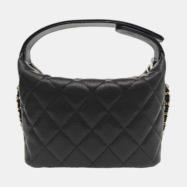 HOBO Quilted Grained Calfskin Black