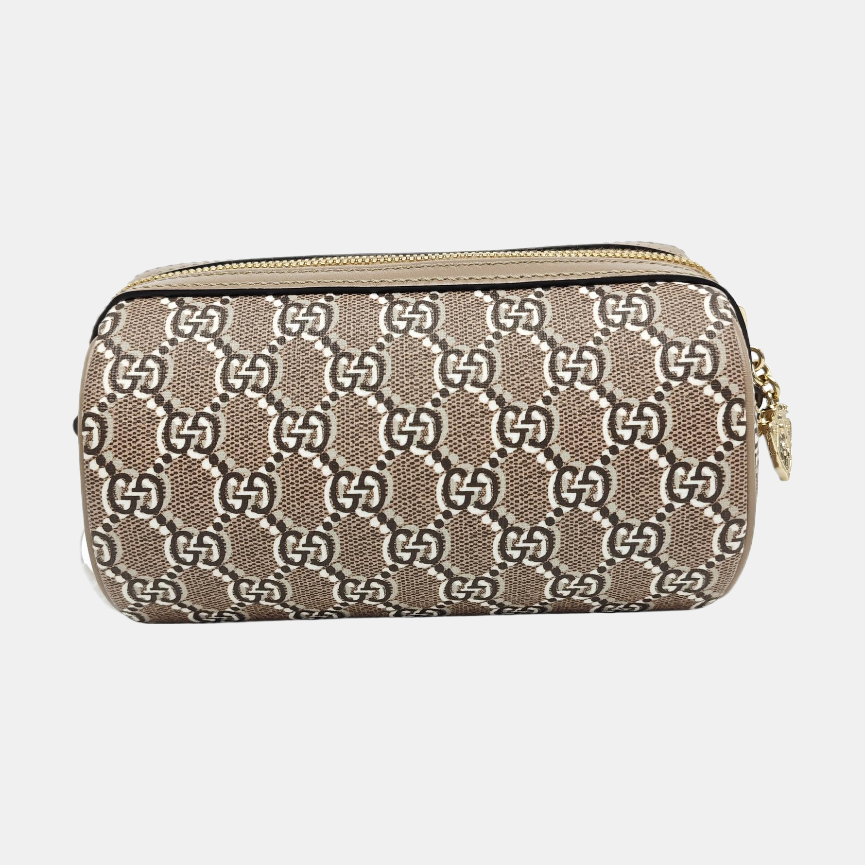 Monogram Coated Canvas Crossbody Bag Mini Brown
