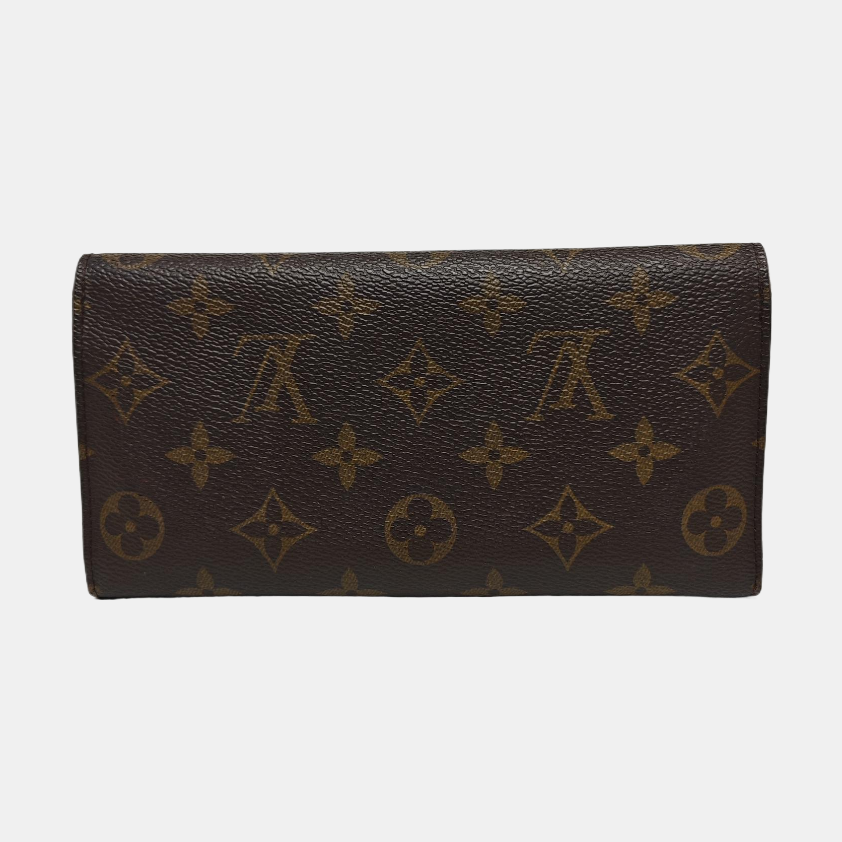 JOSÉPHINE Monogram Coated Canvas Brown Wallet