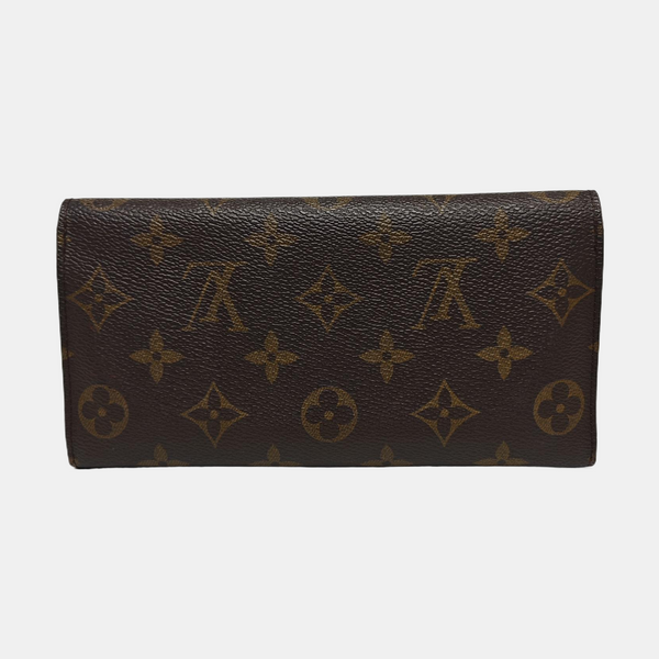 JOSÉPHINE Monogram Coated Canvas Brown Wallet