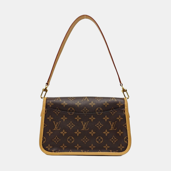DIANE Monogram Coated Canvas Brown