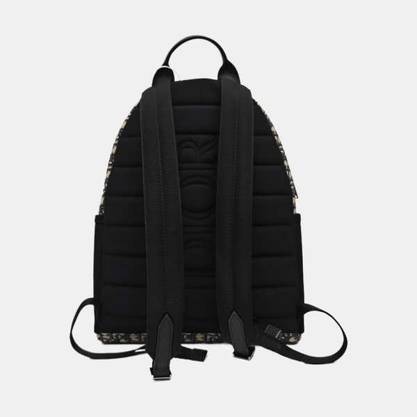 Oblique Canvas Backpack Blue