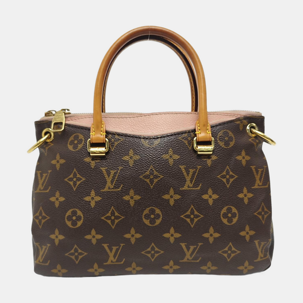 PALLAS BB Monogram Coated Canvas Brown