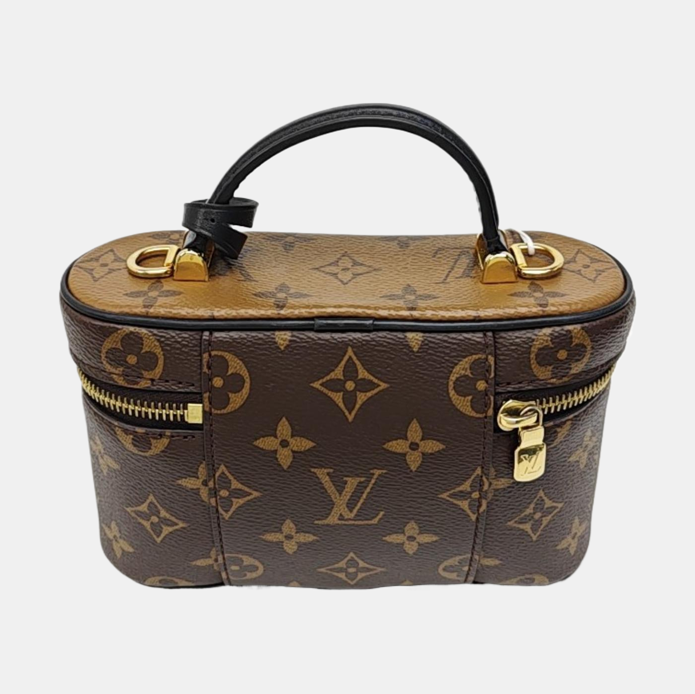 Vanity Chain Pouch Monogram Coated Canvas Brown
