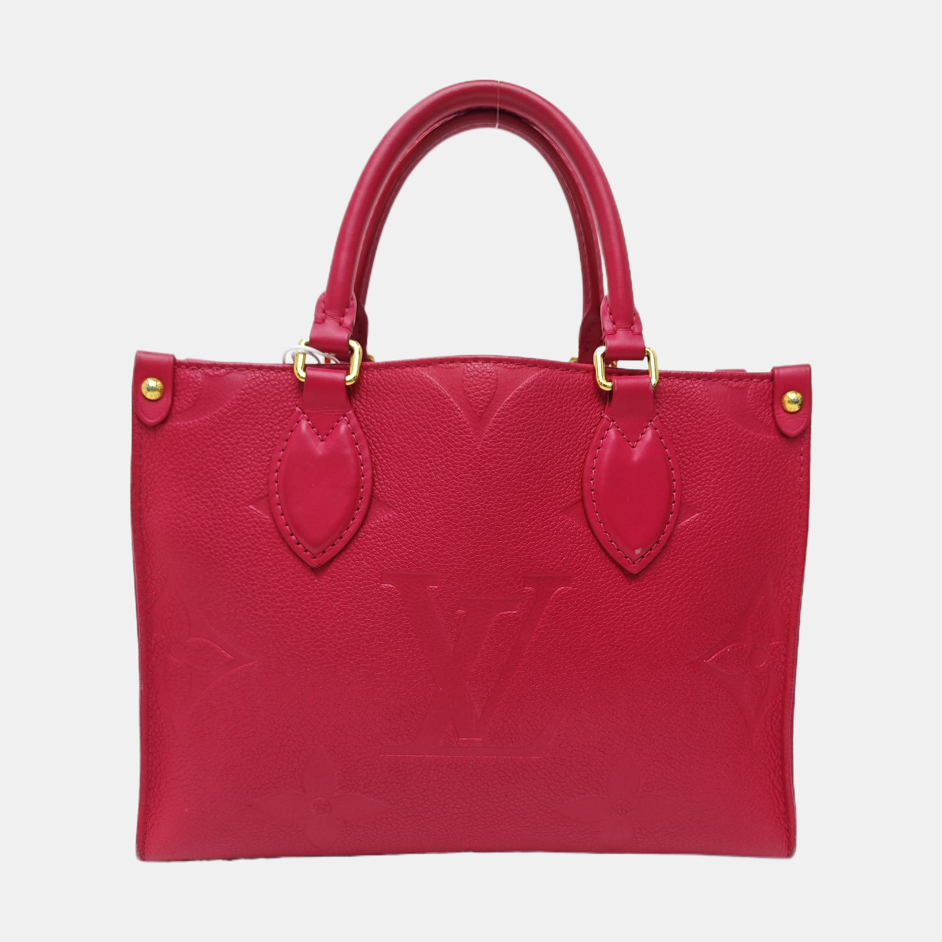 ONTHEGO PM Monogram Calfskin Red