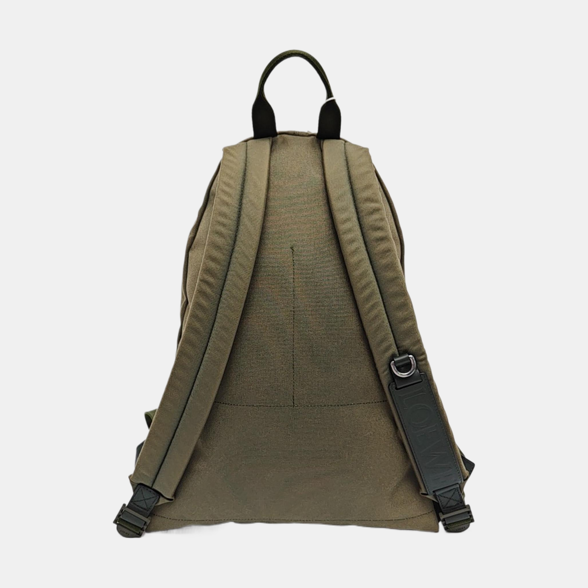 Monogram Fabric Backpack Green