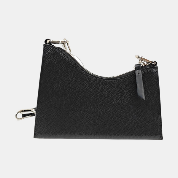 Calfskin Shoulder Bag Super Mini Black