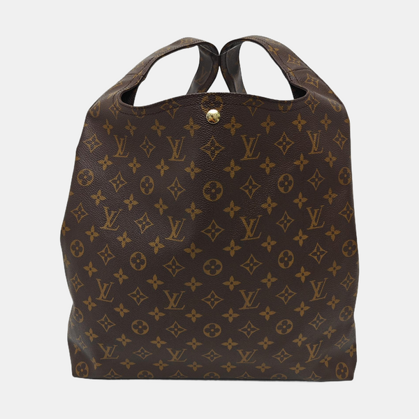 ATLANTIS Monogram Coated Canvas Brown