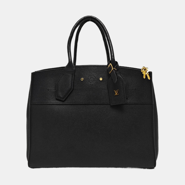 CITY STEAMER MM Calfskin Black
