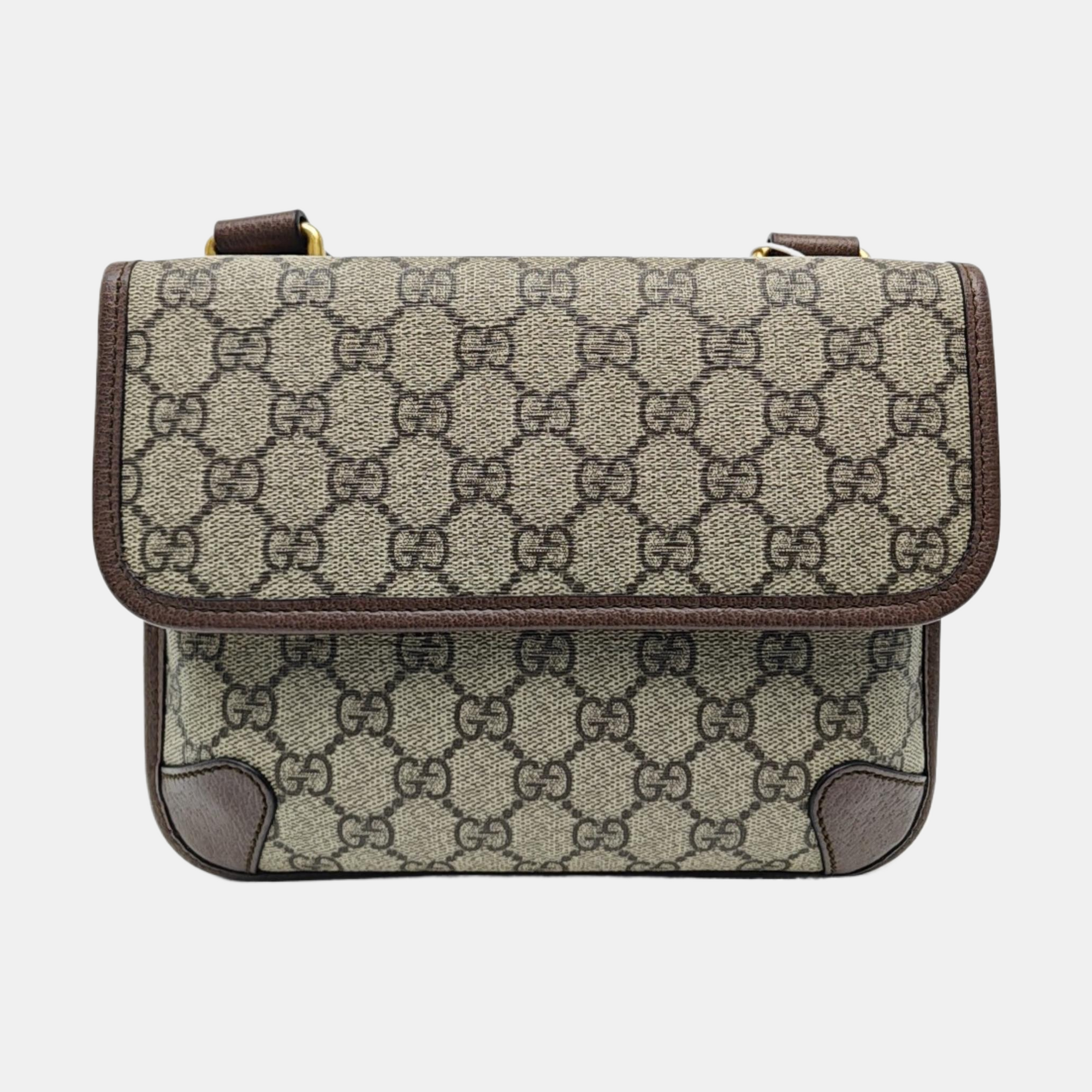 Neo Vintage Small Monogram Coated Canvas Beige
