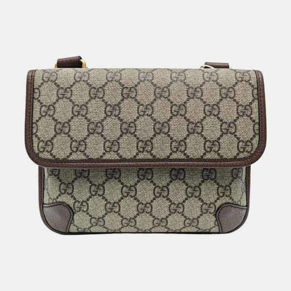 Neo Vintage Small Monogram Coated Canvas Beige