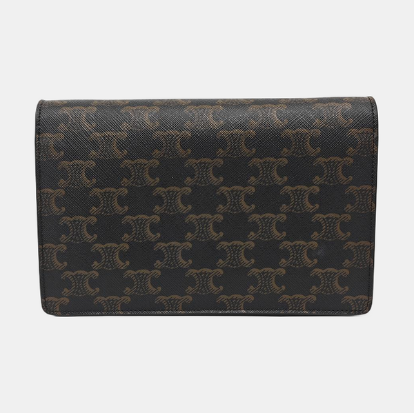 TRIOMPHE CANVAS Small Coated Canvas Brown