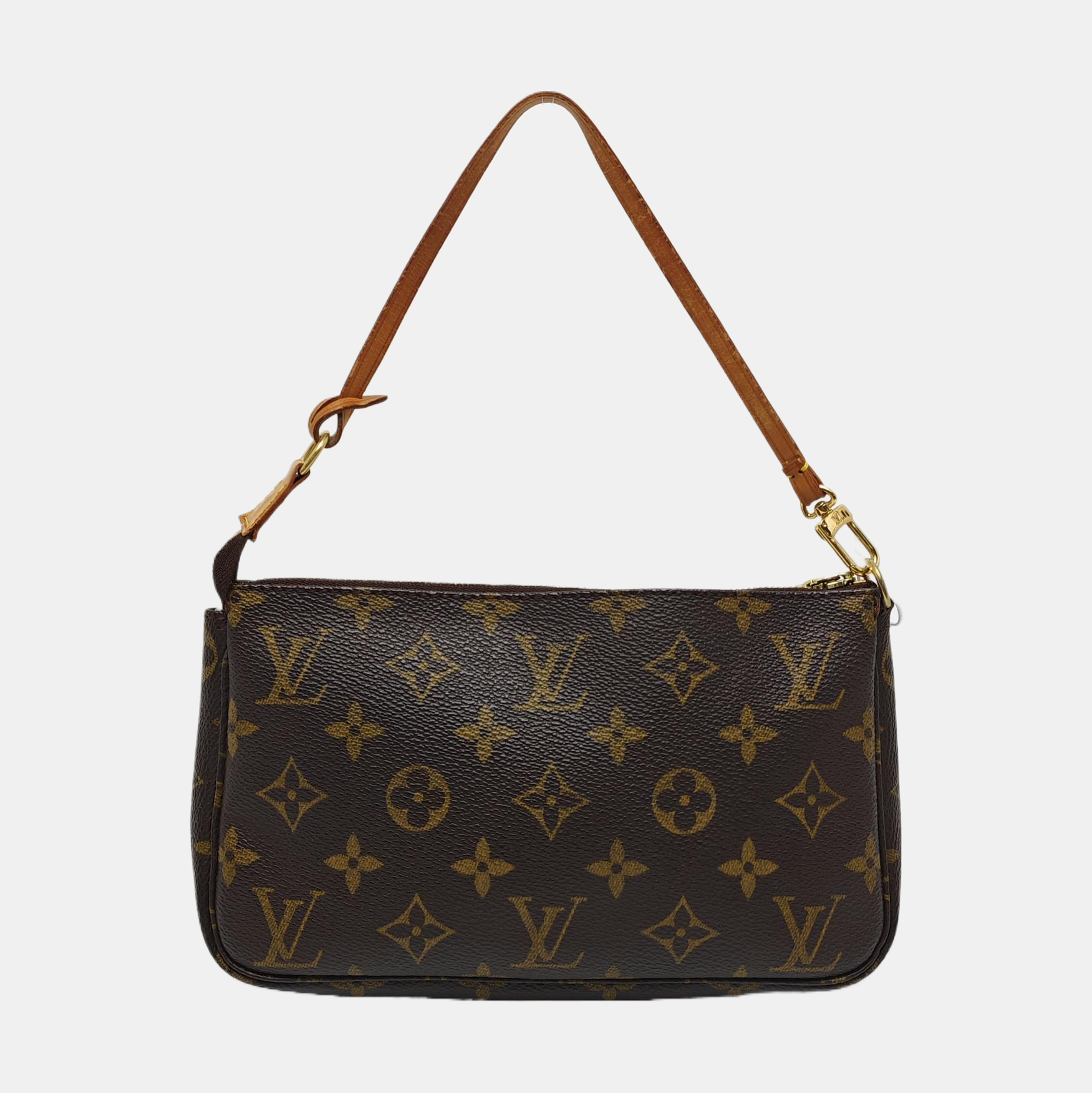 ACCESSOIRES Monogram Coated Canvas Brown