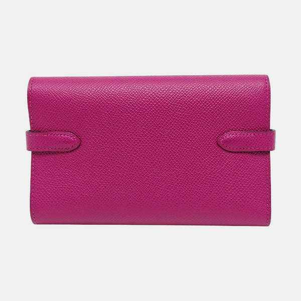 Kelly Medium Epsom Purple Wallet