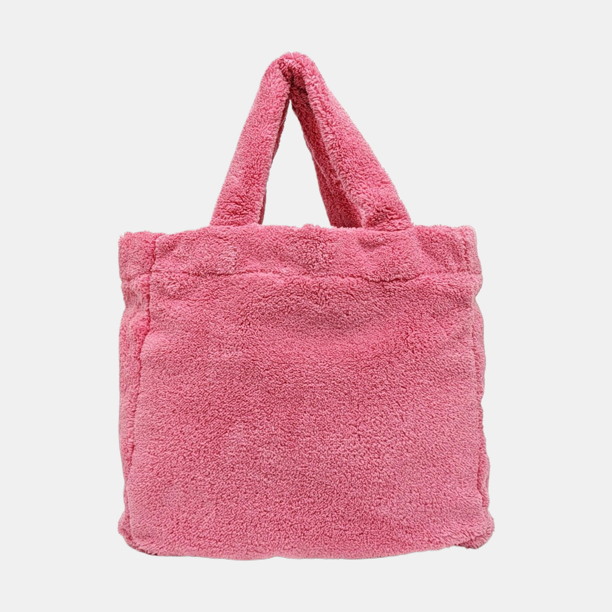 Wool Tote Bag Pink