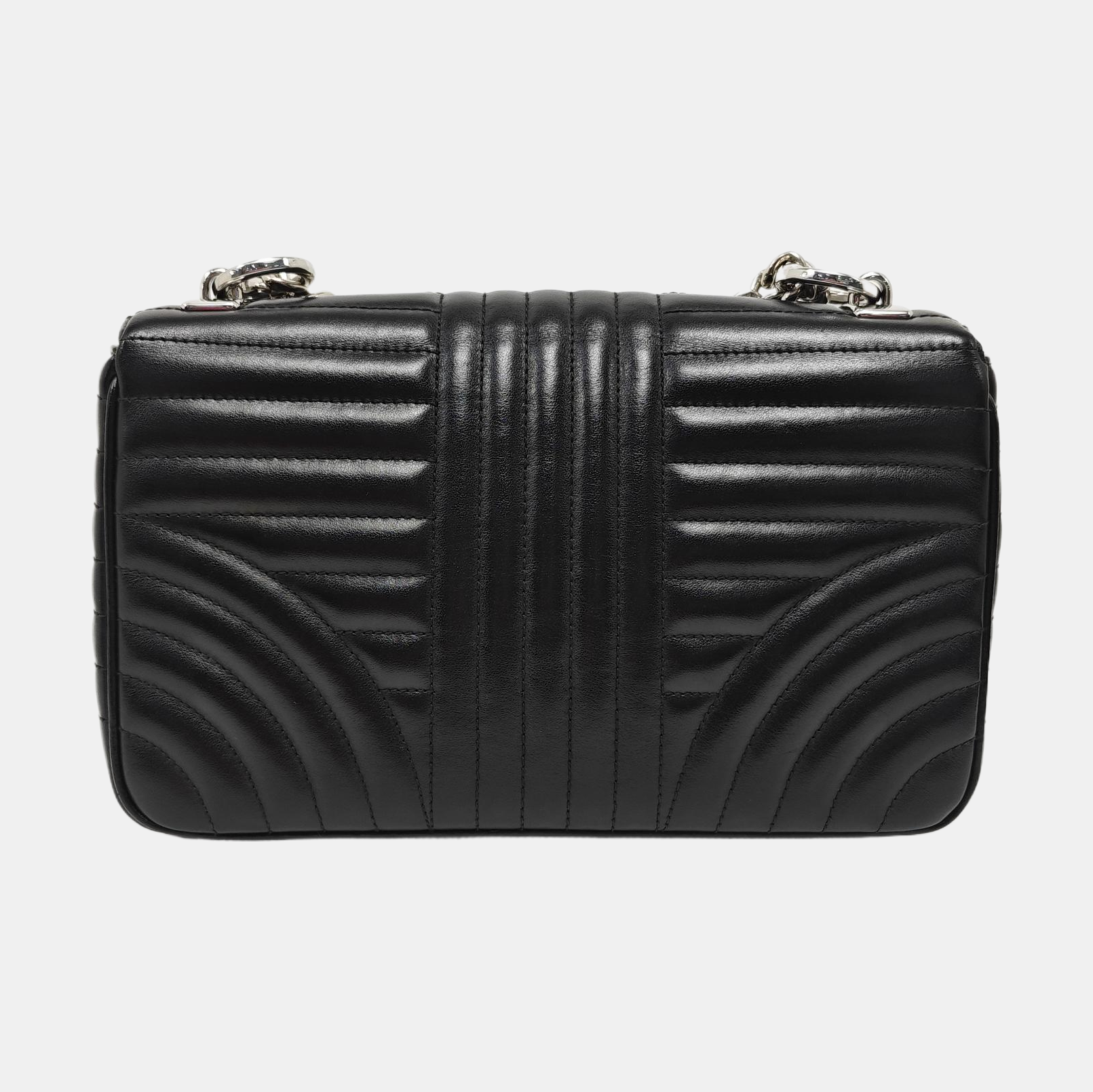 Diagramme Medium Quilted Calfskin Black