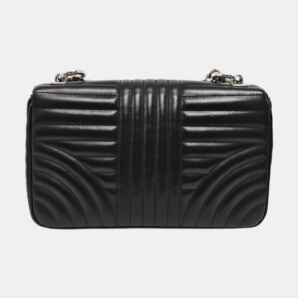 Diagramme Medium Quilted Calfskin Black