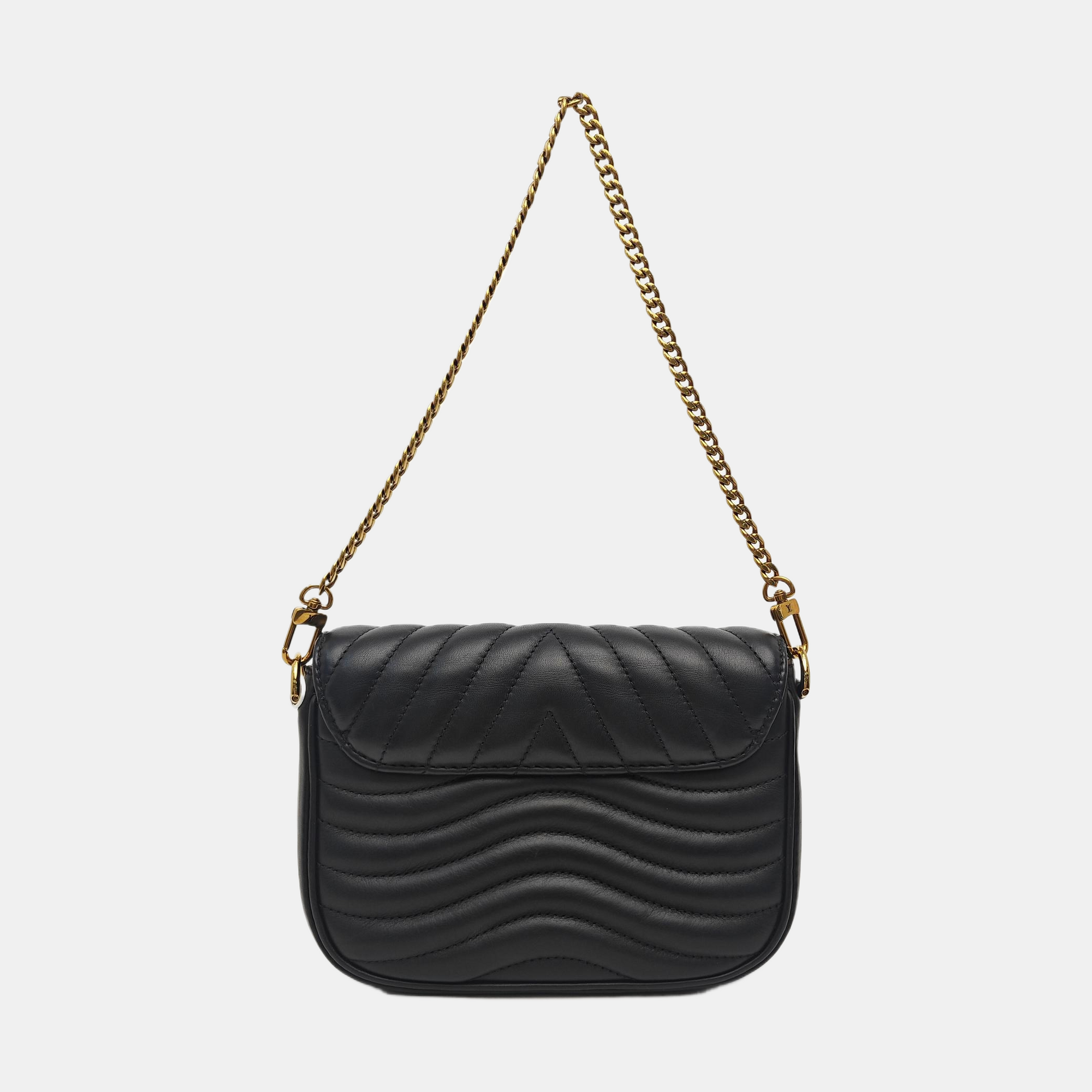 NEW WAVE Quilted Calfskin Black