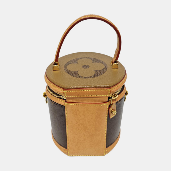CANNES Monogram Coated Canvas Brown
