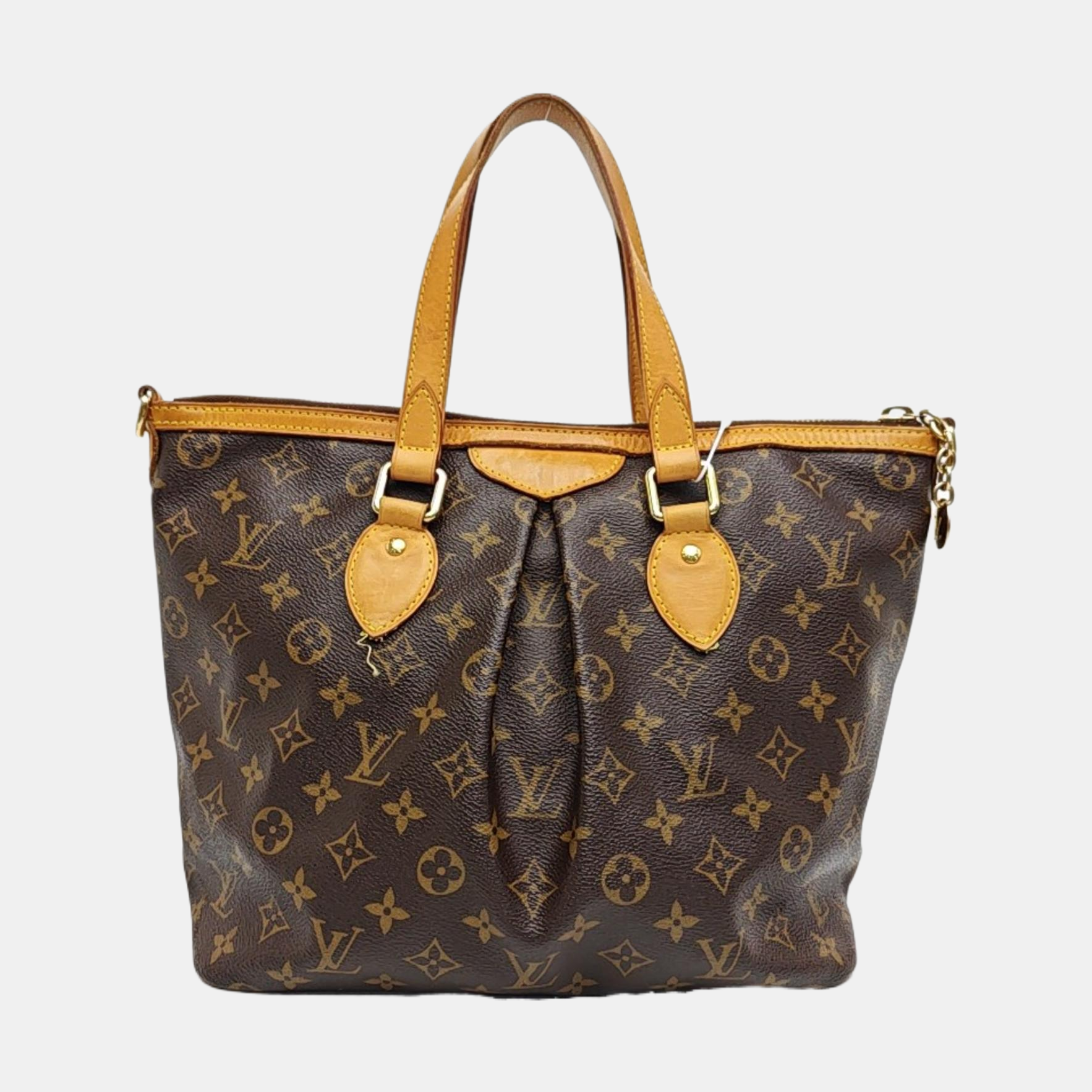 PALERMO PM Monogram Coated Canvas Brown