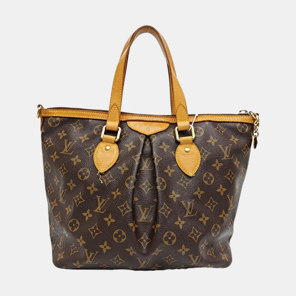 PALERMO PM Monogram Coated Canvas Brown